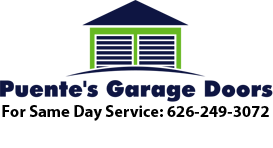 Puente's Garage Doors Logo